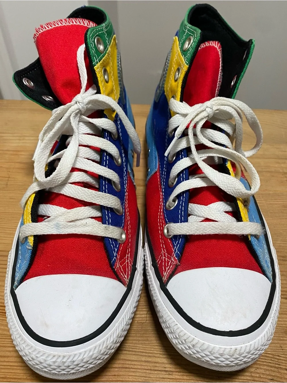 Converse Chuck Taylor All Star High “Patchwork” Men 9 Women 11